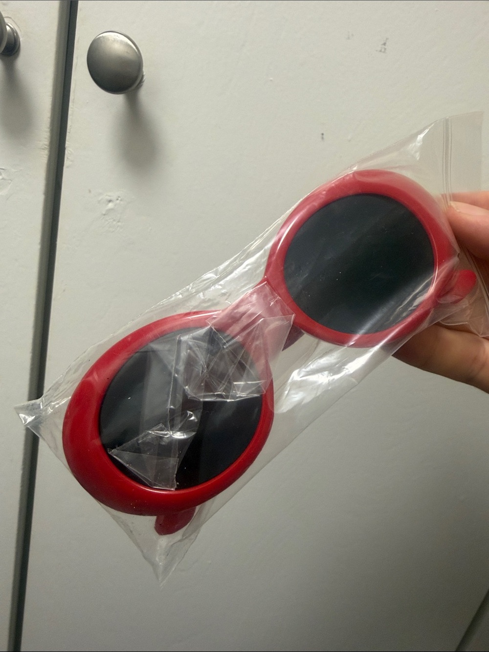 Clout goggles sunglasses red